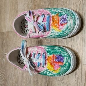 Gorgeous one of a kind custom Garanimals shoes girls 11